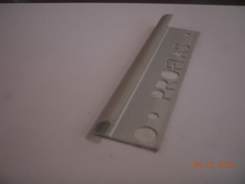 Polukružna lajsna od aluminijuma za pločice debljine 10mm